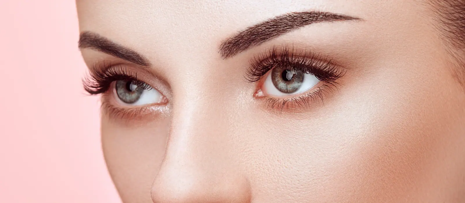 Under Classic Lash Extensions